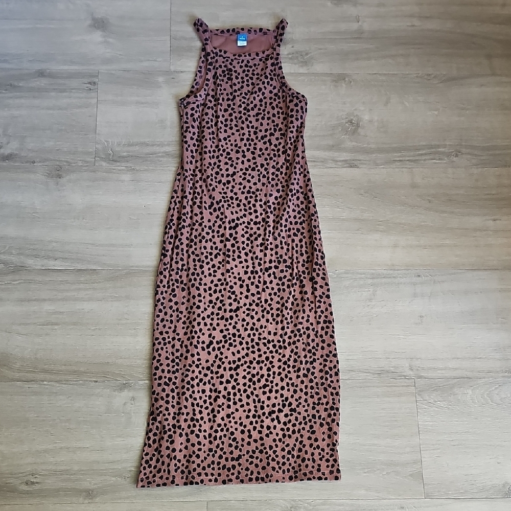 Old Navy Sleeveless Polka Dot Midi Dress Size Small